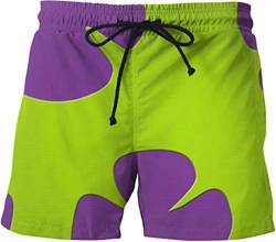 Taiernafi Herren Cartoon 3D bedruckte lässige Shorts Patrick Star kurze Sommer coole Hose, Farbe wie abgebildet3., 4X-Large von Taiernafi