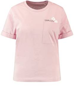 TAIFUN Damen 171019-16121 T-Shirt, Blush Gemustert, 38 von Taifun