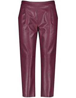 TAIFUN Damen 220006-11604 Hose, Black Cherry, 38 von Taifun