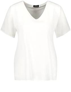 TAIFUN Damen 971986-19647 T-Shirt, Offwhite, 36 von Taifun