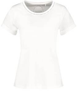 TAIFUN Damen 971988-19650 T-Shirt, Offwhite, 40 von Taifun