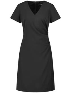 TAIFUN Damen 980964-19800 Kleid, Schwarz, 36 von Taifun