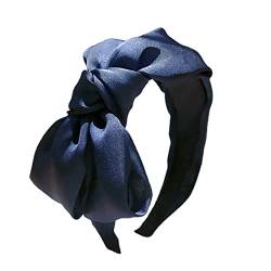 Tainrunse Stirnband All-Match Frauen Haarband Schleife Knoten Blau von Tainrunse