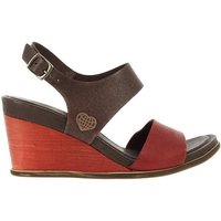 Damen Leder Keilsandale Etna Keilsandalette von TakeMe Shoes