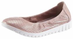 Große Größen: Tamaris Ballerina, rosa metallic, Gr.36 von Tamaris FM