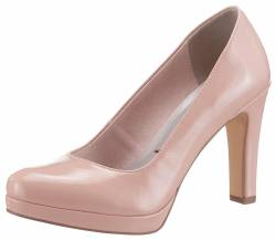 Große Größen: Tamaris High-Heel-Pumps, Lack rosé, Gr.38 von Tamaris FM