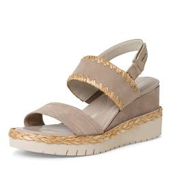 Tamaris Damen 1-1-28005-20 Sandale, Taupe, 38 EU von Tamaris