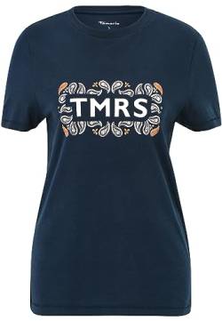 Tamaris Damen AALEN T-Shirt, Blueberry, XXL von Tamaris