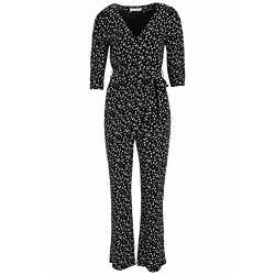 Tamaris Damen AOP Gewickelter Jumpsuit ANJO Schwarz 34 von Tamaris