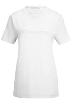 Tamaris Damen Aalen T-Shirt, Bright White, Large EU von Tamaris