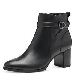 Tamaris Damen Ankle Boots, Frauen Stiefeletten,TOUCHit-Fußbett,Booties,halbstiefel,Kurzstiefel,uebergangsschuhe,Black,38 EU von Tamaris