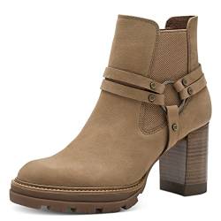 Tamaris Damen Ankle Boots, Frauen Stiefeletten,TOUCHit-Fußbett,Boots,Stiefel,Bootee,Booties,halbstiefel,Kurzstiefel,Camel,39 EU von Tamaris