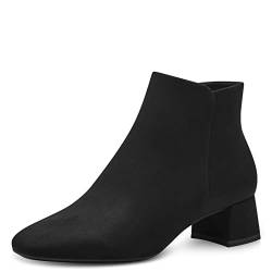 Tamaris Damen Ankle Boots, Frauen Stiefeletten,uebergangsschuhe,uebergangsstiefel,knöchelhoch,reißverschluss,Boots,Stiefel,Black,37 EU von Tamaris