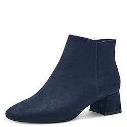 Tamaris Damen Ankle Boots, Frauen Stiefeletten,uebergangsschuhe,uebergangsstiefel,knöchelhoch,reißverschluss,Boots,Stiefel,Navy,36 EU von Tamaris