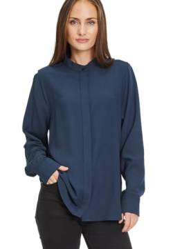 Tamaris Damen BYTOM Blouse, Blueberry, 44 von Tamaris