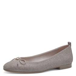 Tamaris Damen Ballerinas Textil Vegan; ROSE GLAM/rosa; 39 von Tamaris