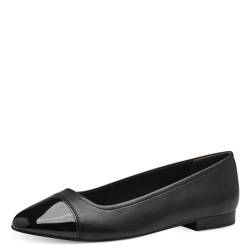 Tamaris Damen Ballerinas Vegan; BLACK/schwarz; 41 von Tamaris