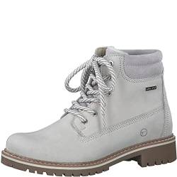 Tamaris Damen Bequemschuhe, Frauen Schnürschuhe,Wechselfußbett,DUOtex,wasserabweisend,warm gefüttert,Halbschuhe,schnürer,Light Grey,37 EU von Tamaris