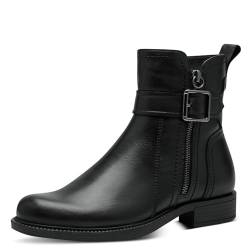 Tamaris Damen Boots Leder; BLACK/schwarz; 36 von Tamaris