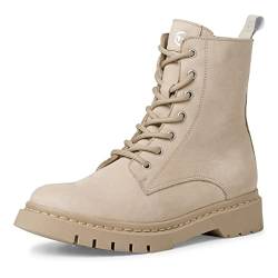 Tamaris Damen Combat Boots, Frauen Stiefeletten,Wechselfußbett,halbstiefel,Kurzstiefel,uebergangsschuhe,uebergangsstiefel,Antelope,40 EU von Tamaris