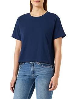 Tamaris Damen Cropped Oversized T-Shirt ASCEA Blau M von Tamaris
