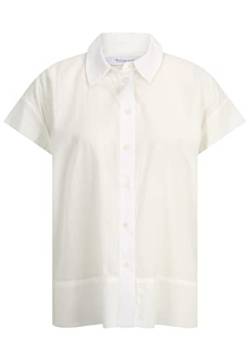 Tamaris Damen Halbarm Sommer Bluse ALMADA Weiß 40 von Tamaris