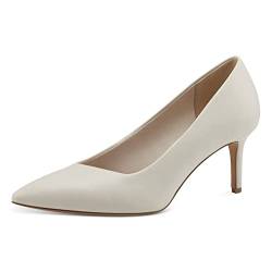 Tamaris Damen Klassische Pumps, Frauen Absatzschuhe,TOUCHit-Fußbett,hochhackige Schuhe,Ausgehschuhe,Abendschuhe,Court Shoes,Ivory,40 EU von Tamaris