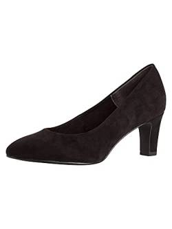 Tamaris Damen Klassische Pumps, Frauen Pumps,Touch It-Fußbett,Court,Shoes,Absatzschuhe,stöckelschuhe,Abendschuhe,weiblich,Lady,Black,36 EU / 3.5 UK von Tamaris