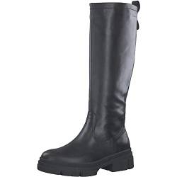 Tamaris Damen Klassische Stiefel, Frauen Stiefel,TOUCHit-Fußbett,Winterschuhe,uebergangsstiefel,uebergangsschuhe,Boots,Black Leather,37 EU von Tamaris