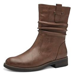 Tamaris Damen Klassische Stiefel, Frauen Stiefel,TOUCHit-Fußbett,Winterstiefel,Winterschuhe,uebergangsstiefel,uebergangsschuhe,Cognac,36 EU von Tamaris