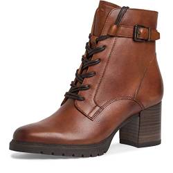 Tamaris Damen Klassische Stiefeletten, Frauen Stiefeletten,TOUCHit-Fußbett,uebergangsschuhe,uebergangsstiefel,flach,boots,COGNAC,40 EU von Tamaris