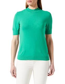 Tamaris Damen Kurzarm Gestrickter Sweater ARISH Mint 40 von Tamaris