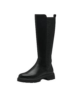 Tamaris Damen Langschaft-Stiefel Vegan; BLACK/schwarz; 37 EU von Tamaris