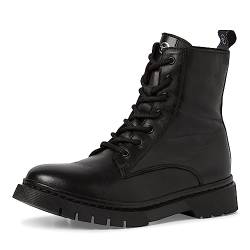 Tamaris Damen Lederstiefel Stiefelette Frauen Ankle Boots schwarz M2526941, Schuhgröße:38 EU von Tamaris