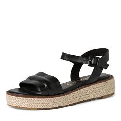 Tamaris Damen Plateausandalen, Frauen Sandaletten,TOUCHit-Fußbett,offene Schuhe,Strandschuhe,Plateausandaletten,Dicke Sohle,Black,40 EU / 6.5 UK von Tamaris