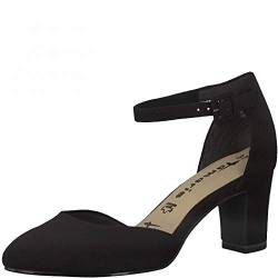 Tamaris Damen Riemchen Pumps, Frauen Pumps,Touch It-Fußbett,Absatzschuhe,stöckelschuhe,Abendschuhe,halteriemen,elegant,weiblich,Black,38 EU / 5 UK von Tamaris