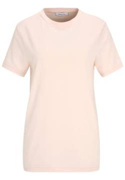 Tamaris Damen Rundhalsausschnitt plain T-Shirt ADRIA Pink XL von Tamaris