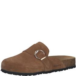 Tamaris Damen Sandaletten, Frauen Sandalen,sommersandalen,bequem,flach,sommerschuhe,freizeitschuhe,offene schuhe,strandschuhe,COGNAC,36 EU von Tamaris