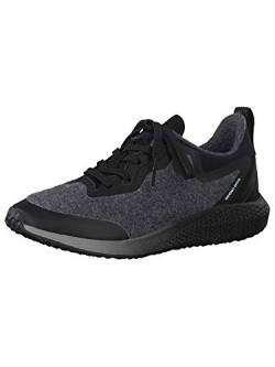 Tamaris Damen Schnürhalbschuhe, Frauen sportlicher Schnürer,lose Einlage, Lady Ladies Women's Women Woman Freizeit,Shadow/Black,38 EU / 5 UK von Tamaris