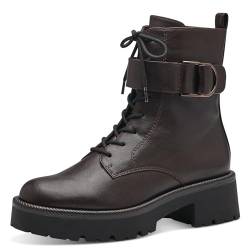 Tamaris Damen Schnürstiefel Vegan Winter gefüttert; MOCCA/braun; 37 EU von Tamaris