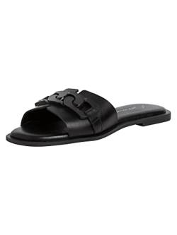 Tamaris Damen Slipper, Frauen Slip On,College Schuhe,Businessschuhe,Anzugschuhe,Office,büro,Freizeit,Slipper,Mokassins,Black Leather,38 EU von Tamaris