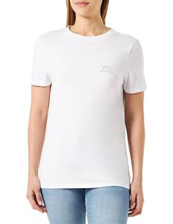 Tamaris Damen Slogan T-Shirt AVOLA Weiß L von Tamaris