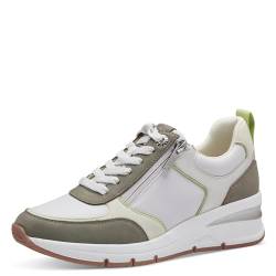 Tamaris Damen Sneaker Low Vegan; SAGE COMBINED/grün; 37 von Tamaris