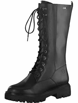 Tamaris Damen Stiefel, Frauen Schnürstiefel,DUOtex,TOUCHit-Fußbett,wasserabweisend,warm gefüttert,Winterstiefel,Winterschuhe,Black,38 EU / 5 UK von Tamaris