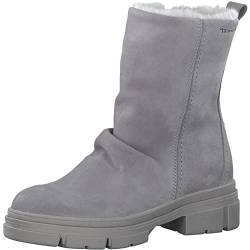 Tamaris Damen Winterstiefel, Frauen Stiefel,TOUCHit-Fußbett,warm gefüttert,uebergangsschuhe,Winterboots,halbschaftstiefel,warm,Grey,38 EU von Tamaris