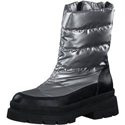 Tamaris Damen Winterstiefel, Frauen Stiefel,wasserabweisend,warm gefüttert,Boots,Winterstiefel,Winterschuhe,Silver MET.,37 EU von Tamaris