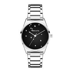 Tamaris Damen analog Quarz Uhr mit Edelstahl Armband TT-0095-MQ von Tamaris