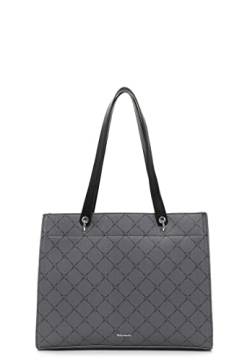 Tamaris Shopper TAS Anastasia Classic 31788 Damen Handtaschen Print darkgrey 840 von Tamaris