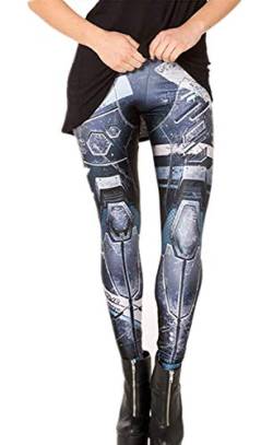 Tamskyt Damen Yoga-Leggings Fitness Laufen Pilates Strumpfhosen Gym Skinny Hose 8/10/12 Stretchy (Iron Man) von Tamskyt