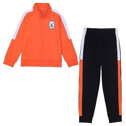 Tancefair Jungen Trainingsanzug 2-teiliges Kinder Jogginganzug Jungen Jogginghose Sweatshirt Set Sportbekleidung Jacke und Hose Jogging Bekleidungsset für von 4–15 Jahren von Tancefair